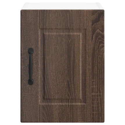 Väggskåp PORTO 2 pcs Brun Ek 30 x 31 x 40 cm Konstruerat trä
