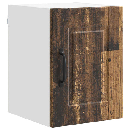 Väggskåp PORTO 2 pcs Gammalt trä 30 x 31 x 40 cm