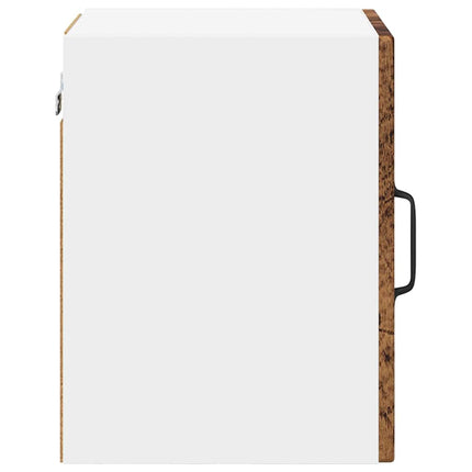 Väggskåp PORTO 2 pcs Gammalt trä 30 x 31 x 40 cm