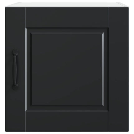 Väggskåp PORTO 2 pcs Svart 40 x 31 x 40 cm Konstruerat trä