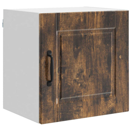 Väggskåp PORTO 2 pcs Rökt ek 40 x 31 x 40 cm Konstruerat trä