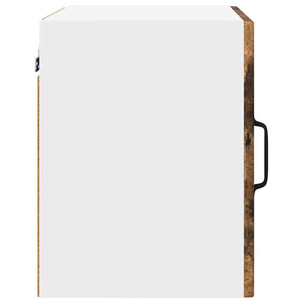 Väggskåp PORTO 2 pcs Rökt ek 40 x 31 x 40 cm Konstruerat trä