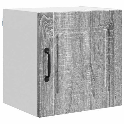 Väggskåp PORTO 2 pcs Grå Sonoma 40 x 31 x 40 cm Konstruerat trä