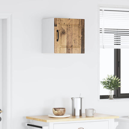 Väggskåp PORTO Gammalt trä 40 x 31 x 40 cm Konstruerat trä
