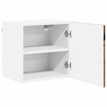 Väggskåp PORTO 2 pcs Gammalt trä 40 x 31 x 40 cm