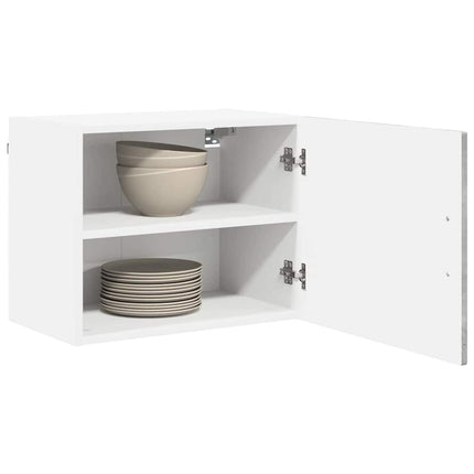 Väggskåp PORTO 2 pcs Betonggrå 50 x 31 x 40 cm Konstruerat trä