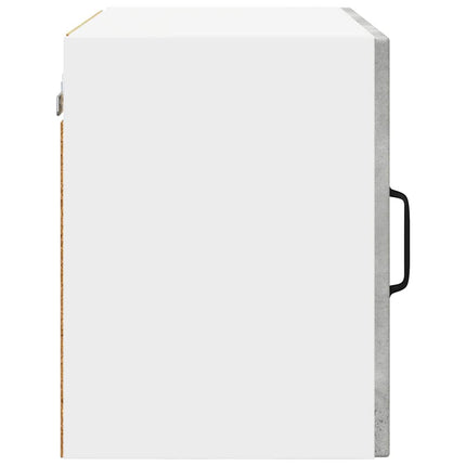 Väggskåp PORTO 2 pcs Betonggrå 50 x 31 x 40 cm Konstruerat trä