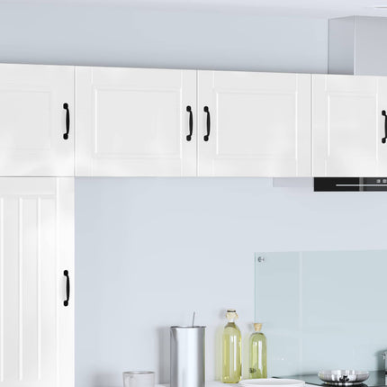 Väggskåp PORTO 2 pcs Högblanka vita 50 x 31 x 40 cm