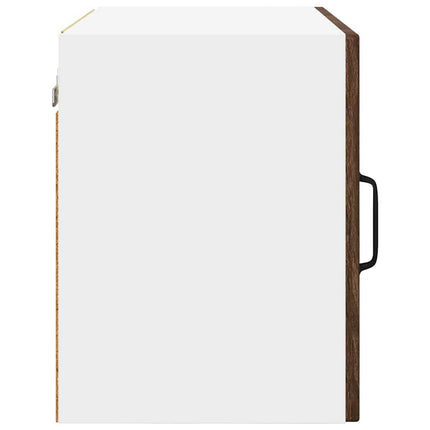 Väggskåp PORTO 2 pcs Brun Ek 50 x 31 x 40 cm Konstruerat trä