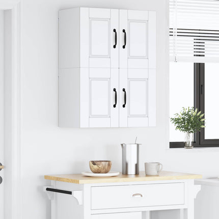 Väggskåp PORTO 2 pcs Vit 60 x 31 x 40 cm Konstruerat trä