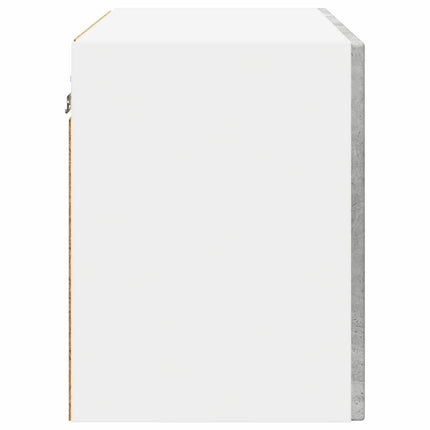 Väggskåp PORTO 2 pcs Betonggrå 60 x 31 x 40 cm Konstruerat trä