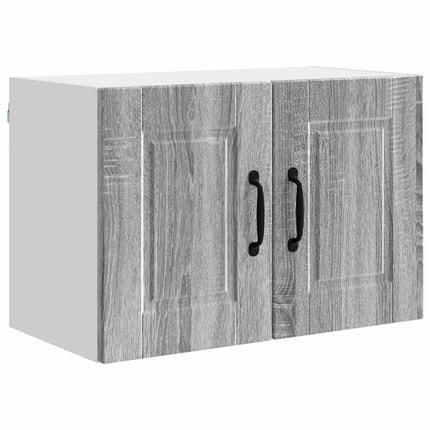 Väggskåp PORTO 2 pcs Grå Sonoma 60 x 31 x 40 cm Konstruerat trä