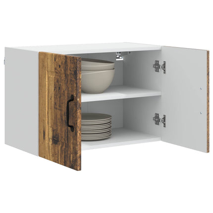 Väggskåp PORTO 2 pcs Gammalt trä 60 x 31 x 40 cm