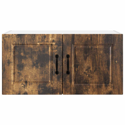 Väggskåp PORTO Rökt ek 80 x 31 x 40 cm Konstruerat trä