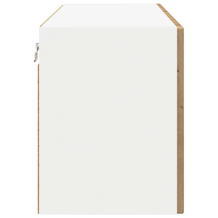 Väggglasförråd PORTO Artisan Ek 80 x 31 x 40 cm Konstruerat trä