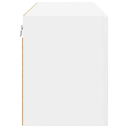 Väggglasförråd PORTO 2 pcs Vit 60 x 31 x 40 cm Konstruerat trä