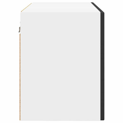 Väggglasförråd PORTO 2 pcs Svart 60 x 31 x 40 cm