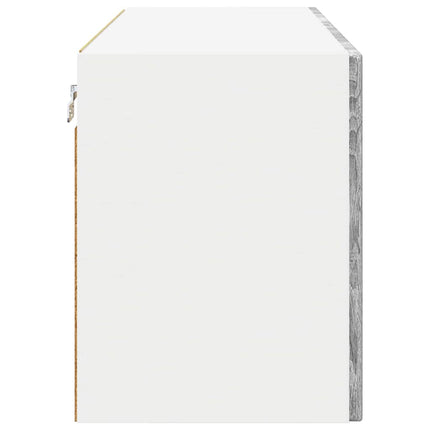 Väggglasförråd PORTO 2 pcs Grå Sonoma 60 x 31 x 40 cm