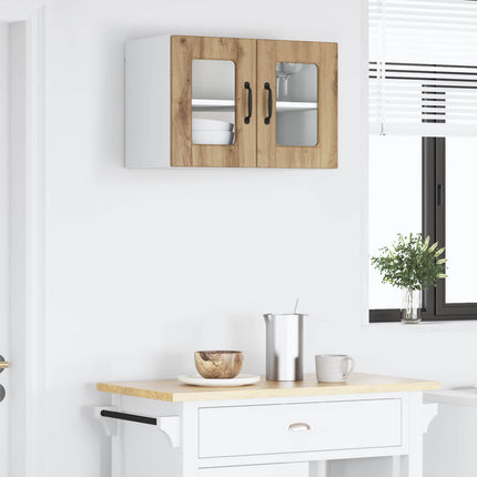 Väggglasförråd PORTO Artisan Ek 60 x 31 x 40 cm Konstruerat trä