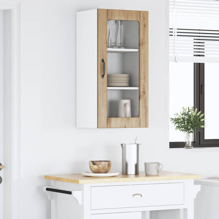 Väggglasstomme PORTO Artisan Ek 40 x 31 x 80 cm Konstruerat trä