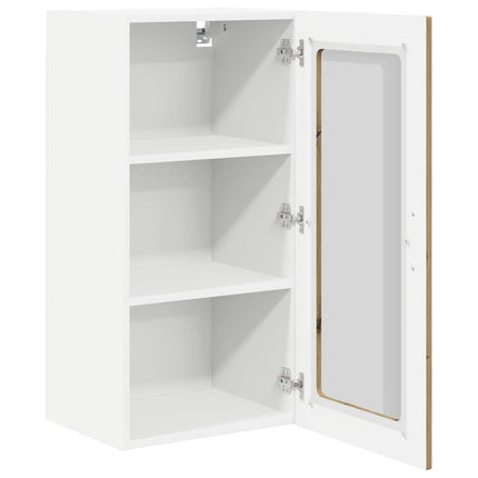Väggglasstomme PORTO Artisan Ek 40 x 31 x 80 cm Konstruerat trä