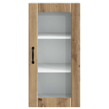 Väggglasstomme PORTO Artisan Ek 40 x 31 x 80 cm Konstruerat trä