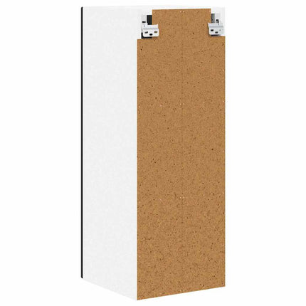 Väggskåp PORTO 2 pcs Svart 30 x 31 x 80 cm Konstruerat trä