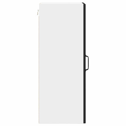 Väggskåp PORTO 2 pcs Svart 30 x 31 x 80 cm Konstruerat trä