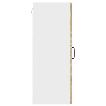 Väggskåp PORTO 2 pcs Sonoma-ek 30 x 31 x 80 cm Konstruerat trä