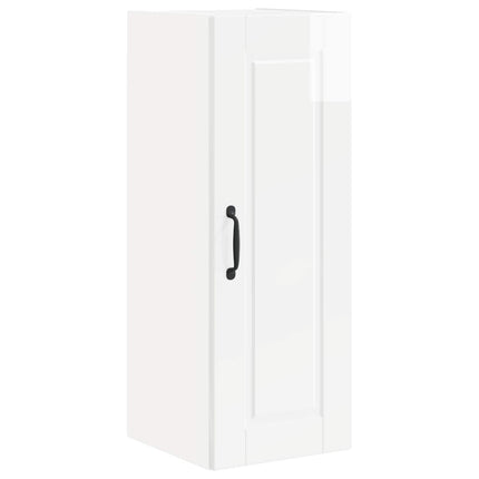 Väggskåp PORTO 2 pcs Högblanka vita 30 x 31 x 80 cm