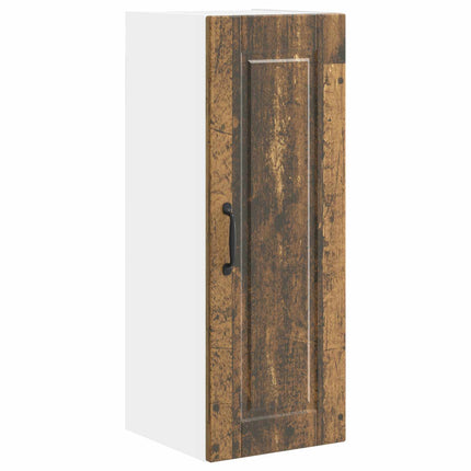 Väggskåp PORTO 2 pcs Rökt ek 30 x 31 x 80 cm Konstruerat trä