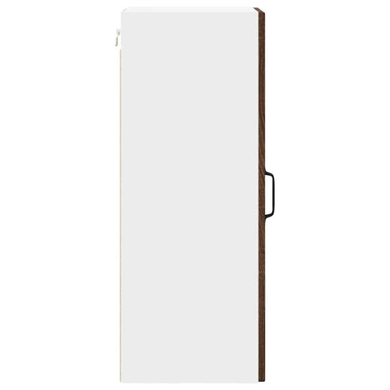 Väggskåp PORTO 2 pcs Brun Ek 30 x 31 x 80 cm Konstruerat trä