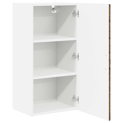 Väggskåp PORTO Gammalt trä 40 x 31 x 80 cm Konstruerat trä