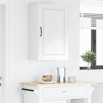 Väggskåp PORTO Högblanka vita 50 x 31 x 80 cm Konstruerat trä