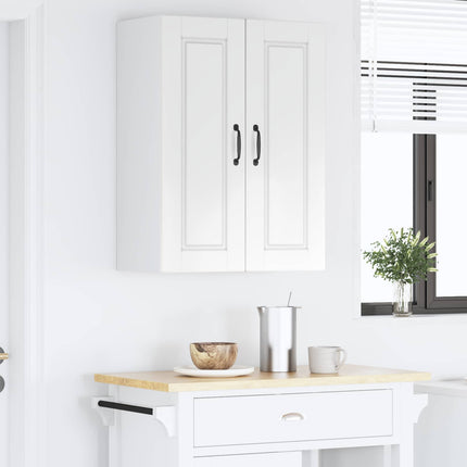 Väggskåp PORTO Högblanka vita 60 x 31 x 80 cm Konstruerat trä