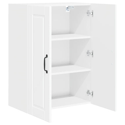 Väggskåp PORTO Högblanka vita 60 x 31 x 80 cm Konstruerat trä