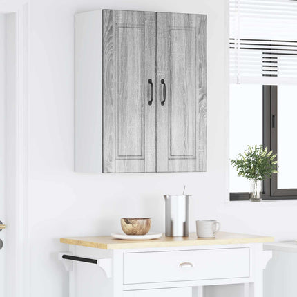 Väggskåp PORTO Grå Sonoma 60 x 31 x 80 cm Konstruerat trä