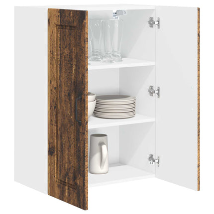 Väggskåp PORTO Gammalt trä 60 x 31 x 80 cm Konstruerat trä