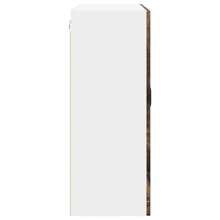 Väggskåp PORTO Rökt ek 80 x 31 x 80 cm Konstruerat trä