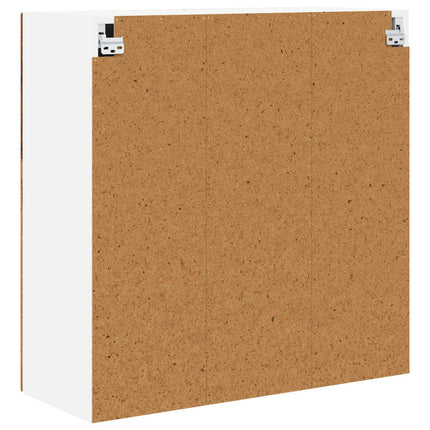 Väggskåp PORTO Gammalt trä 80 x 31 x 80 cm Konstruerat trä