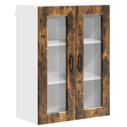 Väggglasförråd PORTO Rökt ek 60 x 31 x 80 cm Konstruerat trä