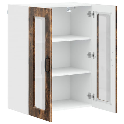 Väggglasförråd PORTO Rökt ek 60 x 31 x 80 cm Konstruerat trä