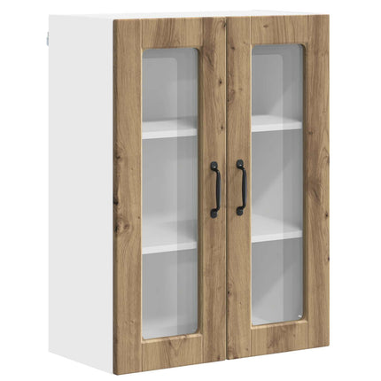 Väggglasförråd PORTO Artisan Ek 60 x 31 x 80 cm Konstruerat trä