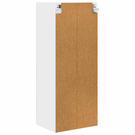 Väggglasförråd PORTO Vit 40 x 31 x 100 cm Konstruerat trä