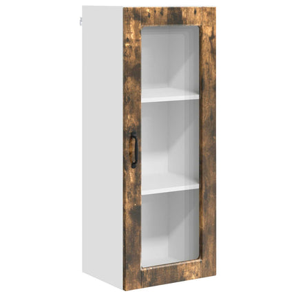 Väggglasförråd PORTO Rökt ek 40 x 31 x 100 cm Konstruerat trä