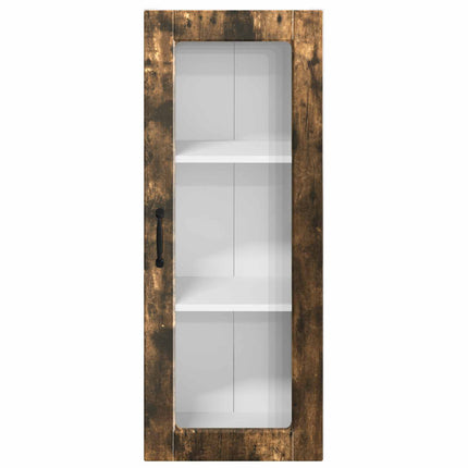 Väggglasförråd PORTO Rökt ek 40 x 31 x 100 cm Konstruerat trä