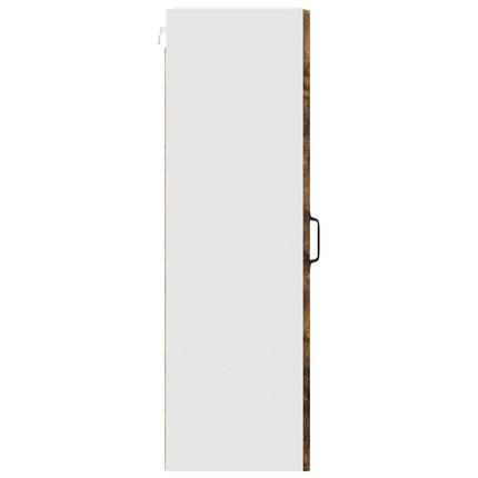 Väggglasförråd PORTO Rökt ek 40 x 31 x 100 cm Konstruerat trä