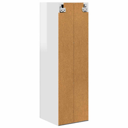 Väggskåp PORTO Högblanka vita 30 x 31 x 100 cm Konstruerat trä
