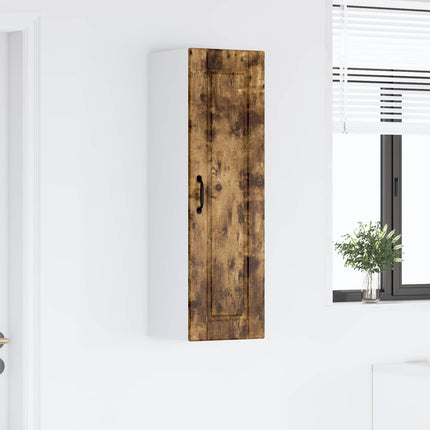 Väggskåp PORTO Rökt ek 30 x 31 x 100 cm Konstruerat trä