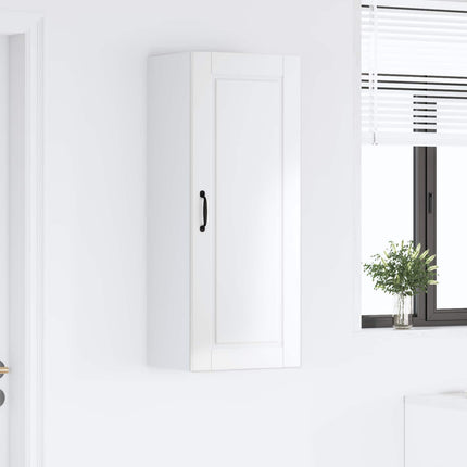 Väggskåp PORTO Högblanka vita 40 x 31 x 100 cm Konstruerat trä